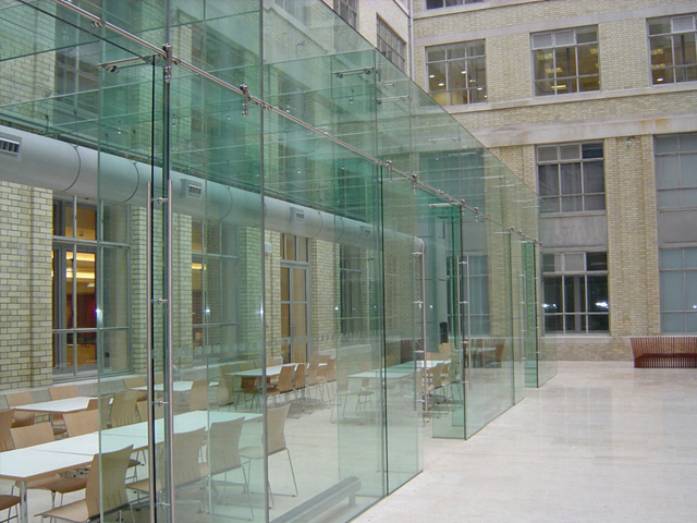 Toughened Glass Partition